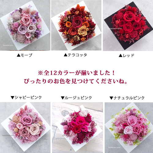 ギフトにも】グリーンの草花で癒しの屋内緑化♪フレームアレンジ