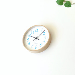 掛け時計/置き時計】オレンジ（アクリル製） 掛け時計・置き時計