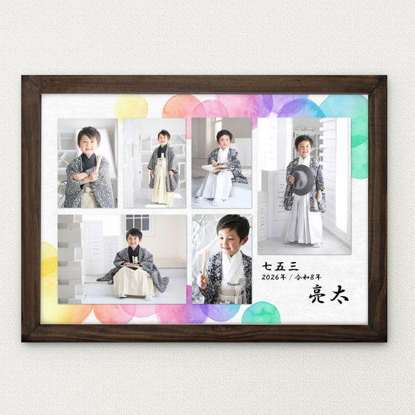 写真ポスターのみ５枚セット no36 シンプル・おまかせ配置 写真ポスター 高品質光沢写真プリント