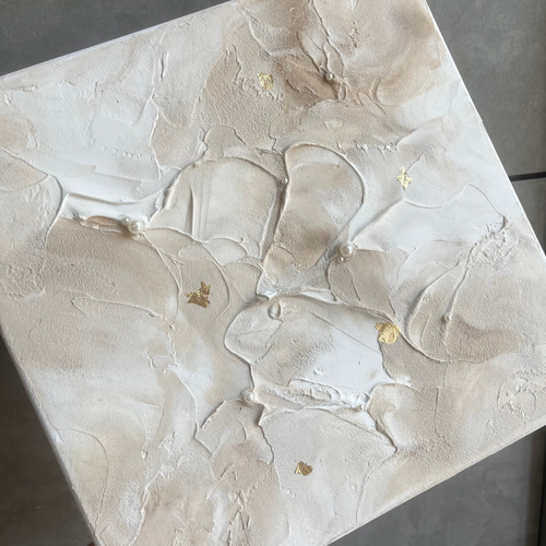 現代アート 30×30㎝ テクスチャーアート モダン 絵画 抽象画
