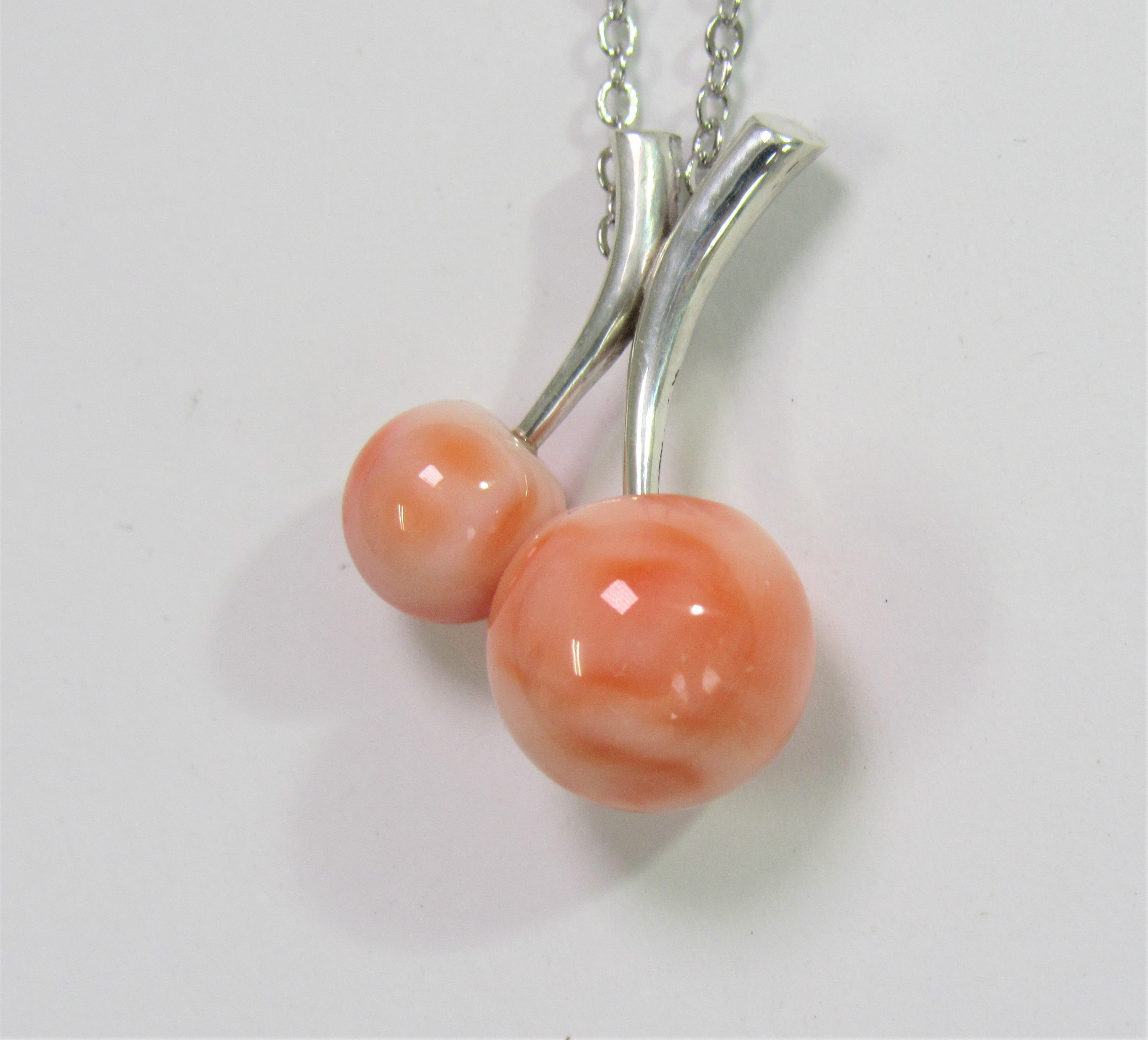 ネックレス　珊瑚　さんご　レデイ－ス　アクセサリ－・ジュエリ－　ペンダント　 No－01443