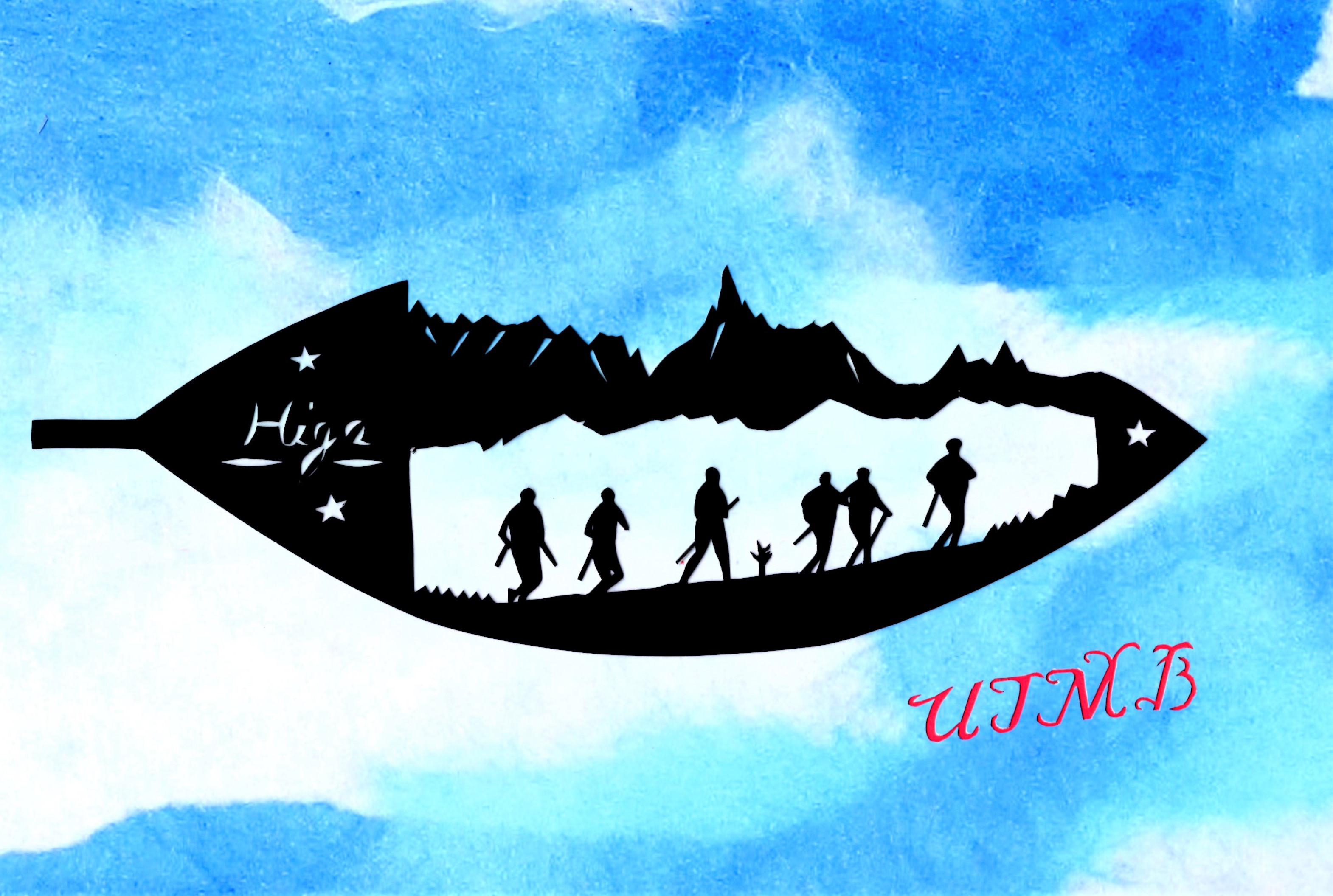 雲上のUTMB（リーフきりえ）原画