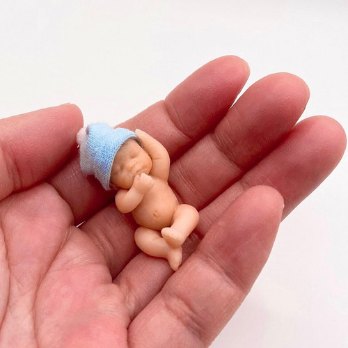 樹脂粘土ベビー　、ドール　男の子 樹脂粘土ベビー 、ドール 男の子-動作確認済