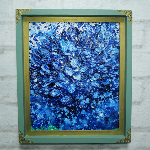 油絵 花の屋敷【A3】 絵画 HR 通販 11987262｜Creema(クリーマ)
