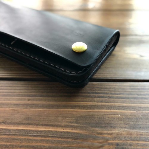 トラッカーウォレット 手染め ブラック 楽天市場】トラッカーズウォレット コードバン TYPE II 黒【長財布