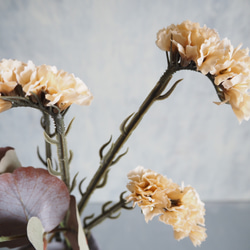 【アンティークユーカリとリモニウム】｜アーティフィシャルフラワー 花瓶アレンジ| 冬｜ギフト・インテリア雑貨 4枚目の画像