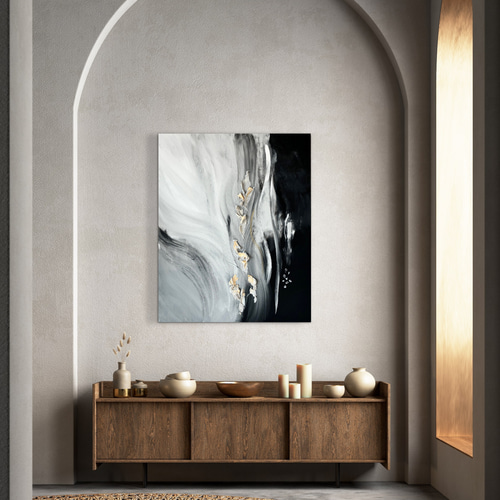 現代アート 80×65㎝ 2枚セット モダン 絵画 抽象画 アートパネル