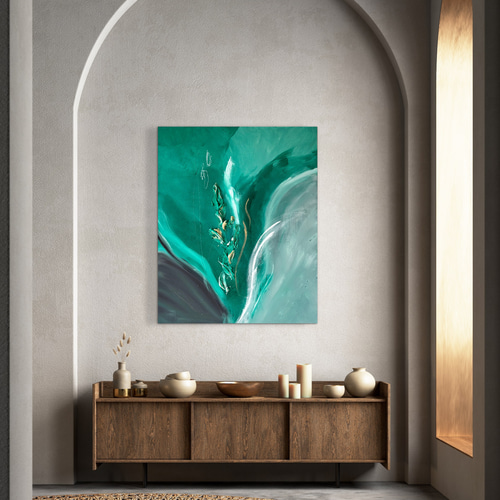 現代アート 80×65㎝ 2枚セット モダン 絵画 抽象画 アートパネル