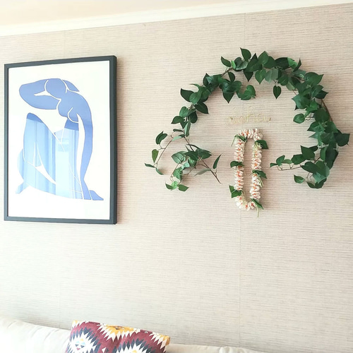 ハワイアンリボンレイ プルメリア リボンネックレス フラダンスや結婚