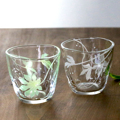 被せガラス電気スタンド サンドブラスト素材 ガラスエッチング素材