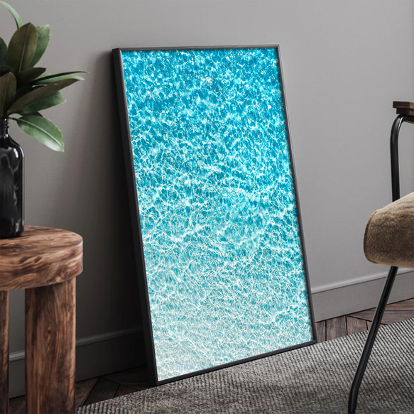 【海 ポスター】カフェ風 壁掛け アートパネル インテリア雑貨 1枚目の画像