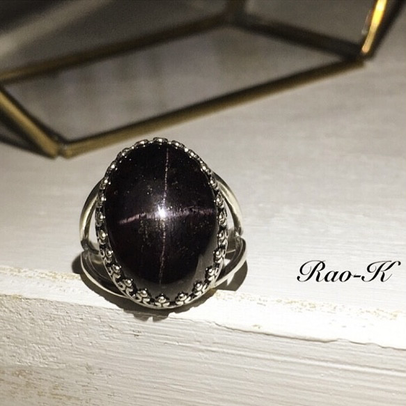 ✨ヨーロピアン・アンティーク・リング〜スターガーネット