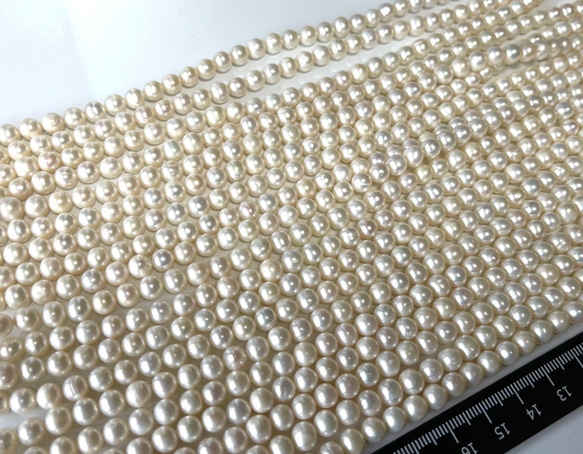 creema限定　高品質淡水パールとコインネックレスの2点セット 9枚目の画像