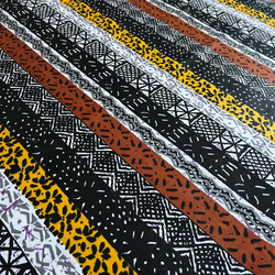 WOODIN アフリカ プリント生地 コットン「粋 Chic」 1枚目の画像