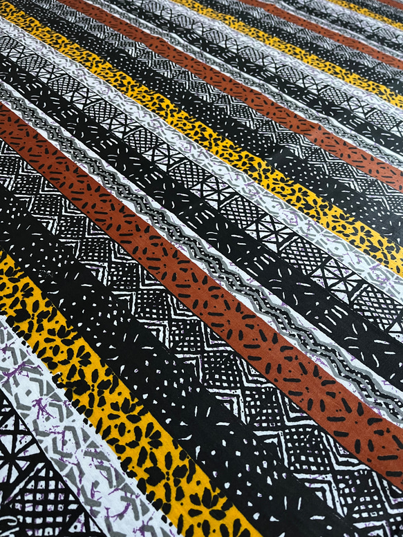 WOODIN アフリカ プリント生地 コットン「粋 Chic」 1枚目の画像