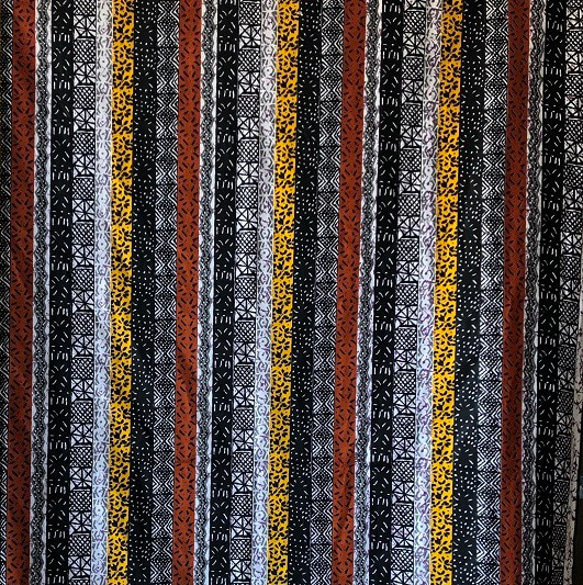 WOODIN アフリカ プリント生地 コットン「粋 Chic」 2枚目の画像