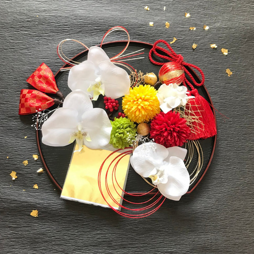 2WAY ボリューム 髪飾り【白無垢 色打掛】胡蝶蘭 成人式 結婚式 髪振袖