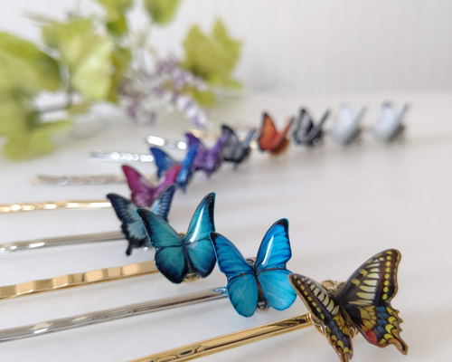 orgablanca 蝶々モチーフ ヘアピン 3本セット KAPULI pin（カプリピン）|orgablanca（オルガブランカ）公式通販