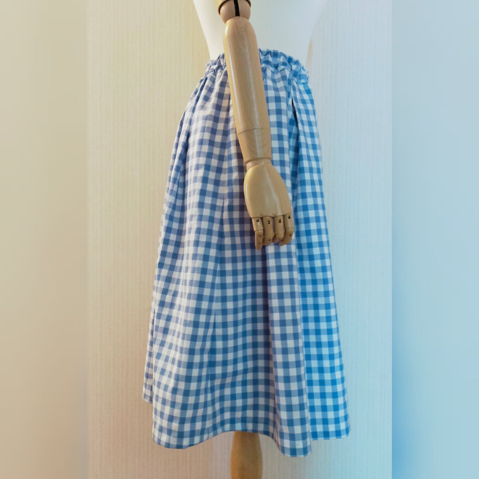 カラーが豊富♥ギンガムチェックのタックスカート