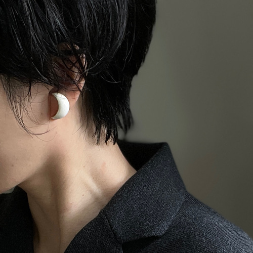 三日月のピアス ピアス(スタッド・一粒) SEESAW WORKS 通販 三日月のピアス ピアス(スタッド・一粒) SEESAW WORKS 通販