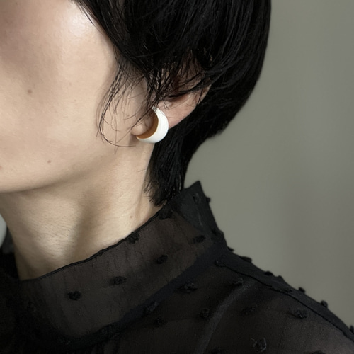 三日月のピアス ピアス(スタッド・一粒) SEESAW WORKS 通販 三日月のピアス ピアス(スタッド・一粒) SEESAW WORKS 通販