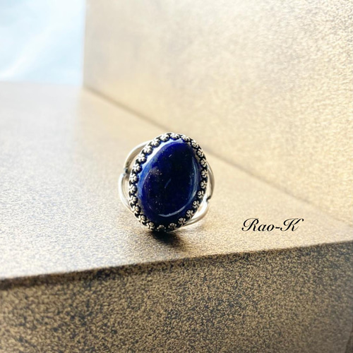 最高級品質 ドゥパピヨン リング ラピスラズリ ドゥ パピヨン アントレ レ ドア リング 18K イエローゴールド