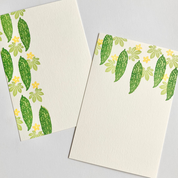 ポストカード＊ゴーヤ‥暑中見舞い・残暑見舞い ポストカード