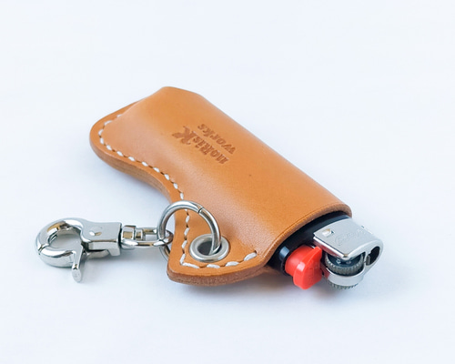 送料無料】ライターケース（BICスリムライターJ23専用）国産本革