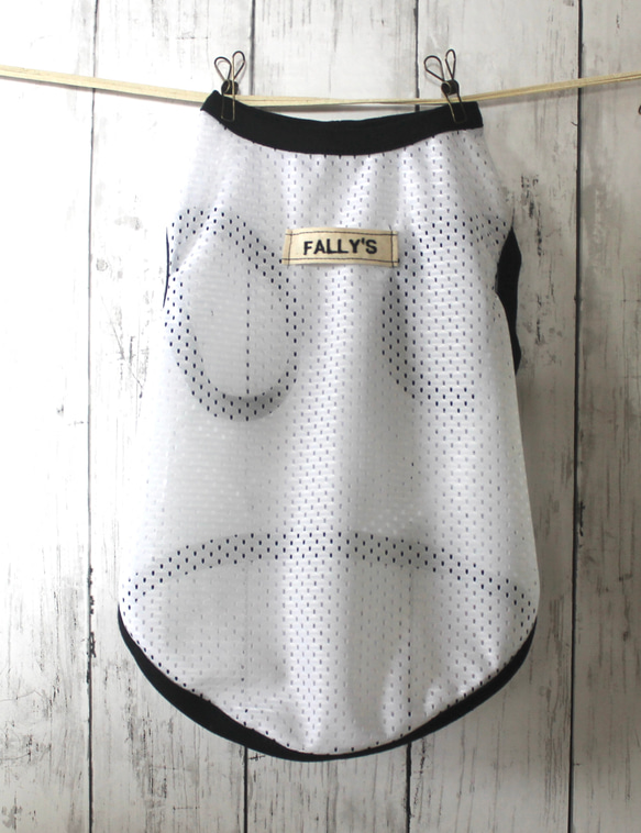 たい焼き柄犬服 メッシュ たい焼き 服