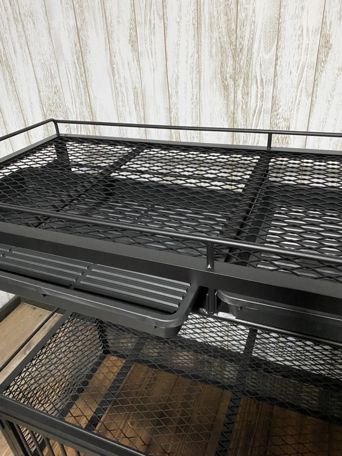 ボタニカルシェルフ ワイド 植物棚 アイアンシェルフ 3段 家具 転落防止 がたつき防止脚付き 多肉植物 ガーデニング