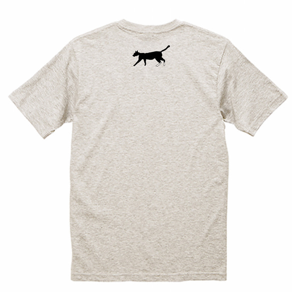 歩きからジャンプする猫のTシャツ特価 7枚目の画像