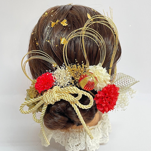 カラフルマム♡髪飾り ヘッドドレス 前撮り 成人式 卒業式 七五三