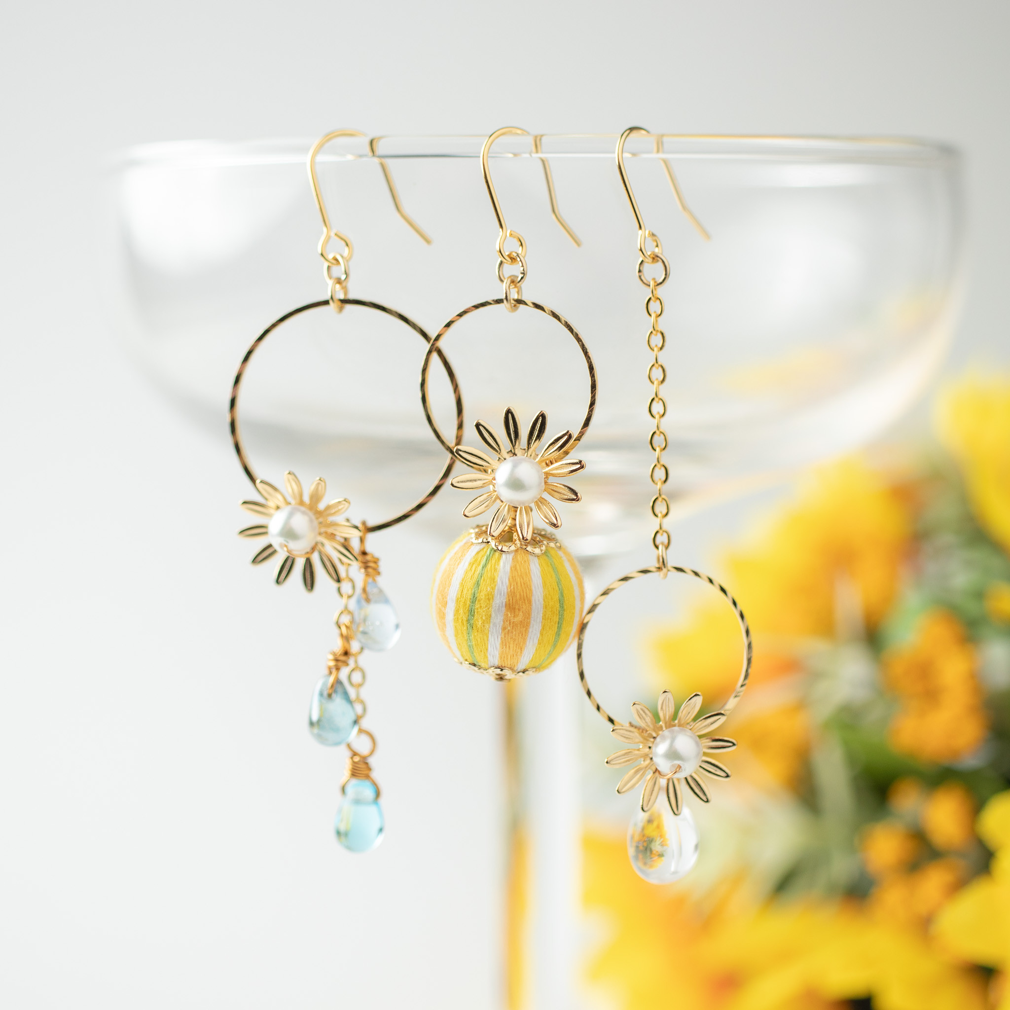 気分で組み合わせるセット『花手水＊ひまわり』