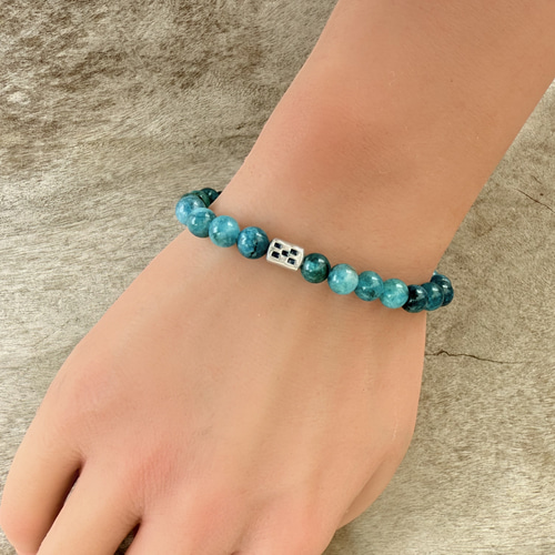 mina様リクエスト品　天然石ブレスレット・置物他 あじさい mini ＆ 天然石 ブレス」パワーストーン 水晶