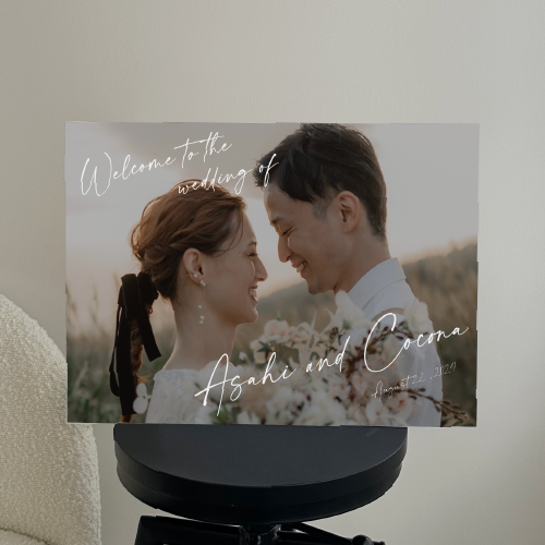 ウェルカムボード yoko / 6デザイン / 結婚式 ウェディング