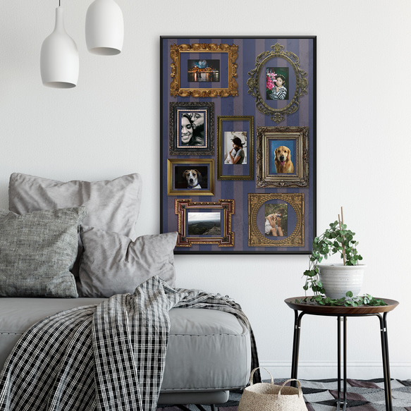 ⑤ 写真が飾れるポスター「シャシンカベのポスター」A1サイズ 4枚目の画像