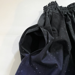夜空を着飾る 流星LIGHT ギャザースカート 6枚目の画像