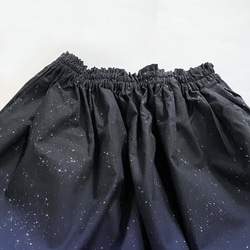 夜空を着飾る 流星LIGHT ギャザースカート 4枚目の画像