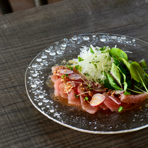 ガラス皿 プレートタイプ 大皿 YANEURA 通販 12104446｜Creema