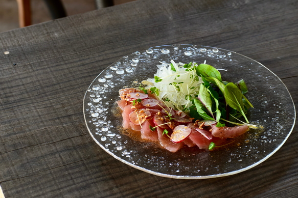 ガラス皿 プレートタイプ 大皿 YANEURA 通販 12104446｜Creema(クリーマ)