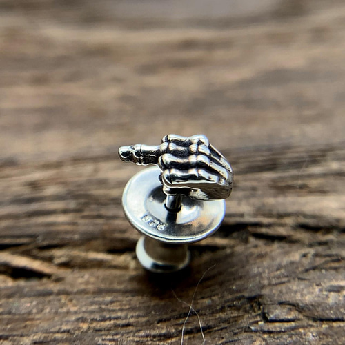 e.m.　パールつき　シルバー925　片耳ピアス　2点セット ピアス メンズ ブランド 片耳 シルバー925 シルバー シンプル