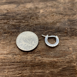 男士圈耳環/銀 925 一隻耳朵/第二隻耳環/男士禮物/pe59 第3張的照片