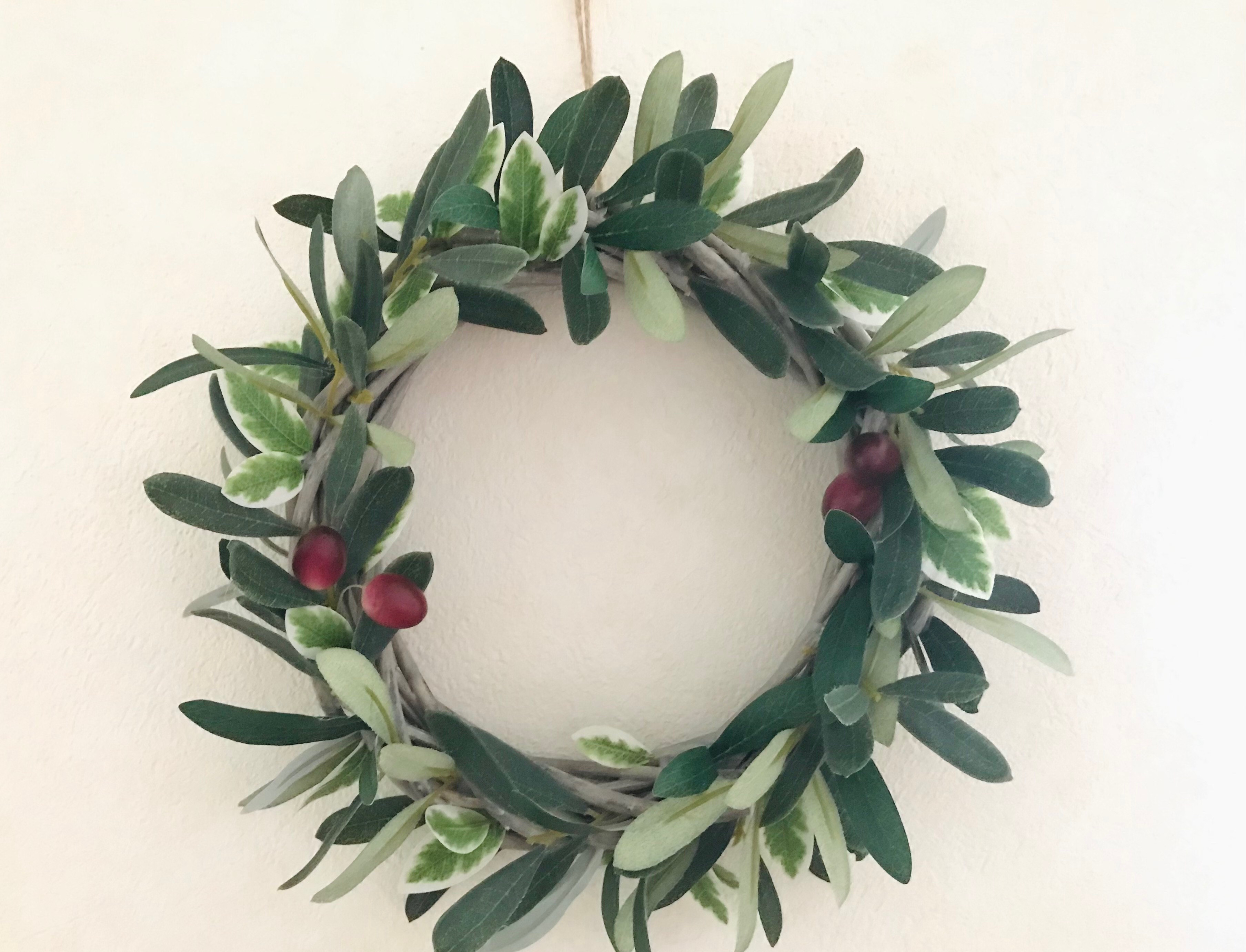 オリーブ リース 【オーダー】土台 シンプル 大きめ 可!無農薬 ドライフラワー オリーブ リース 【オーダー】土台 シンプル 大きめ 可!無農薬 ドライ