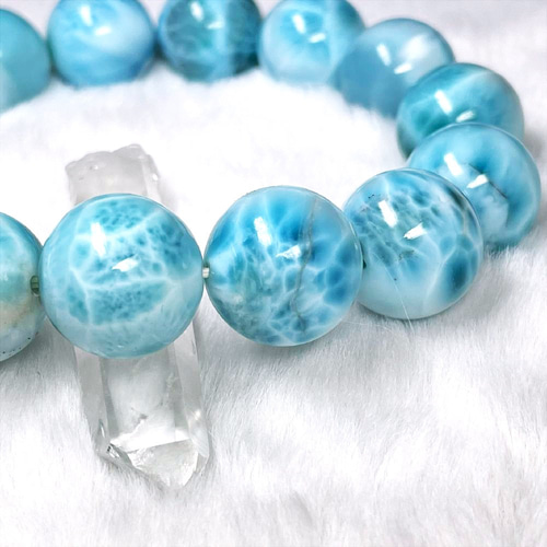 ken⭐︎kenさん用】ラリマー（ブルーペクトライト）ブレス12mm17粒