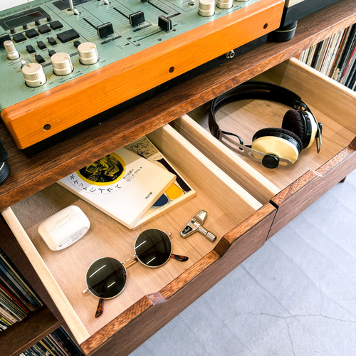 VINTAGE RECORD CHEST レコード大量収納 サイズ変更可能 本棚 VINTAGE RECORD CHEST レコード大量収納 サイズ変更可能 本棚