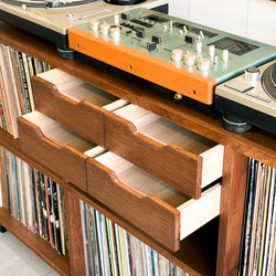 VINTAGE RECORD CHEST レコード大量収納　サイズ変更可能　本棚　レコード収納 15枚目の画像