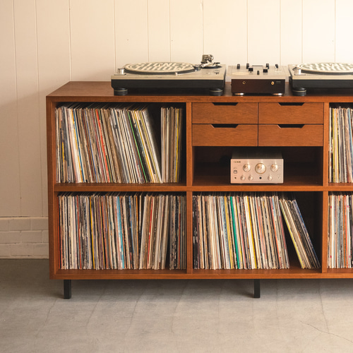 VINTAGE RECORD CHEST レコード大量収納 サイズ変更可能 本棚 レコード