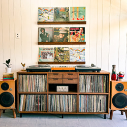 VINTAGE RECORD CHEST レコード大量収納　サイズ変更可能　本棚　レコード収納 14枚目の画像
