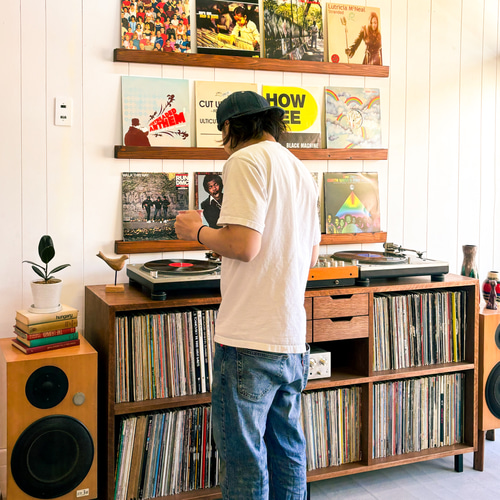 VINTAGE RECORD CHEST レコード大量収納 サイズ変更可能 本棚 VINTAGE RECORD CHEST レコード大量収納 サイズ変更可能 本棚