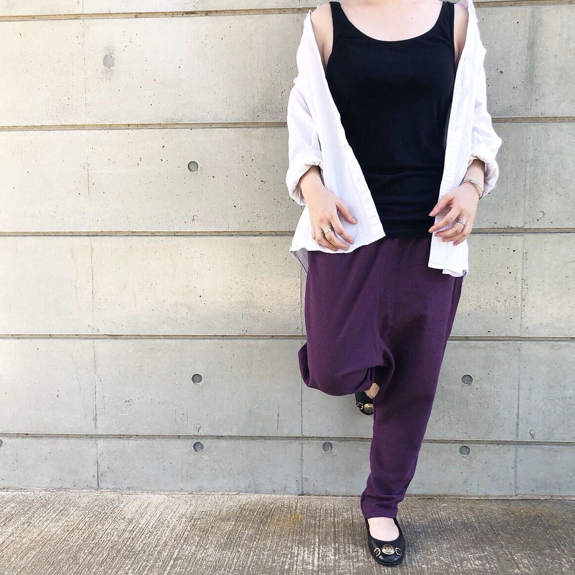 ■10日内発送■【再販】表情豊かな、洗い込まれたリネン。ざっくりと履ける個性的なシルエット。リネンサルエルパンツ 冬